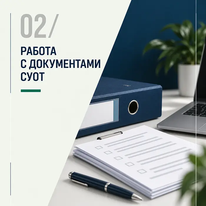 Работа с документами СУОТ